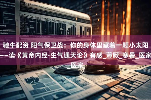 驰牛配资 阳气保卫战：你的身体里藏着一颗小太阳——读《黄帝内经·生气通天论》有感_薄厥_寒暑_医家