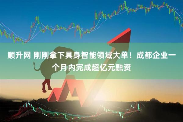 顺升网 刚刚拿下具身智能领域大单！成都企业一个月内完成超亿元融资